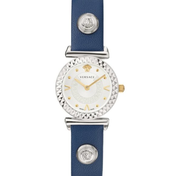 Versace Accessories - New Versace Mini Vanity Medusa Two Tone Ladies Watch